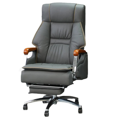 Ergonomic Gaming Office Chair – Leather Study Recliner with Cushion and Massage