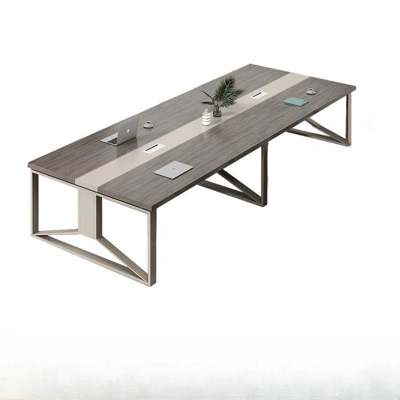 Meeting Shelves Table Church Gaming Square Break Electric Meeting Table Modern Executive Escritorio Office Furniture OK50HY