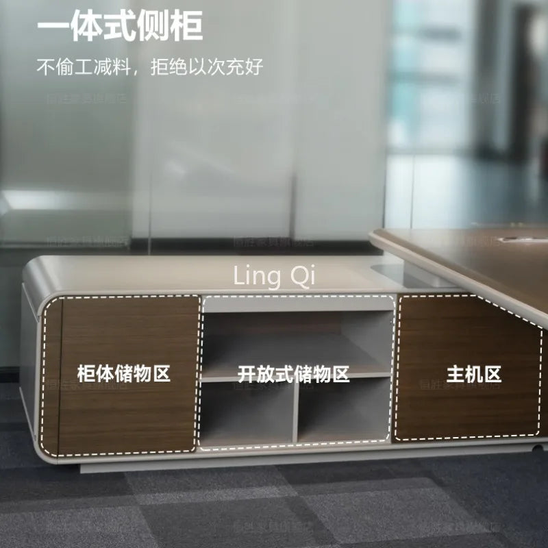 Multifunction Home Furniture Reception Desk Organizer Study Table Midi Corner Office Minimalist Auxiliary Computer Seating Low