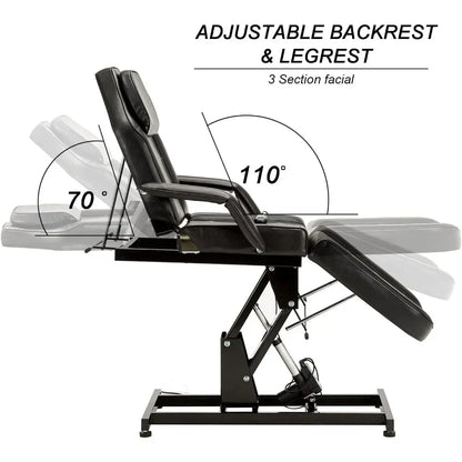 Salon SPA Massage Bed Tattoo Chair Facial Adjustable Table Beauty Equipment