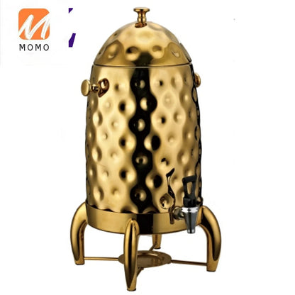 Handmade Hammered Chafer – Gold Buffet Catering Equipment for Buffet Service, Xingpai Chafing Dish.