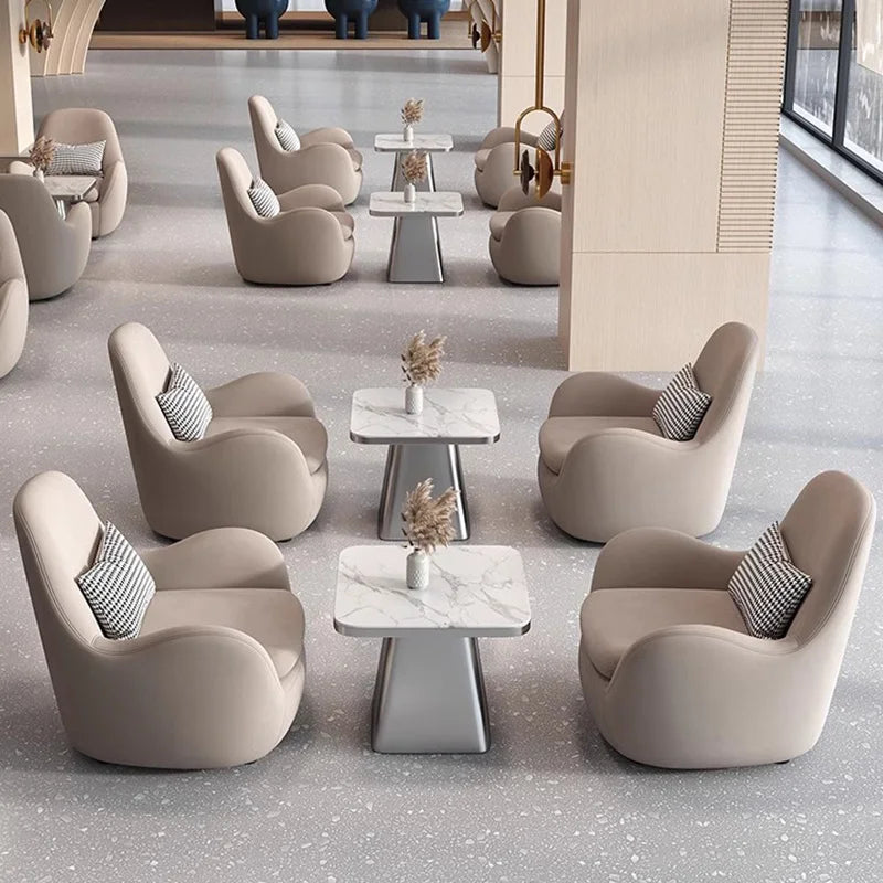 Luxury Marble Dining & Conference Table Set