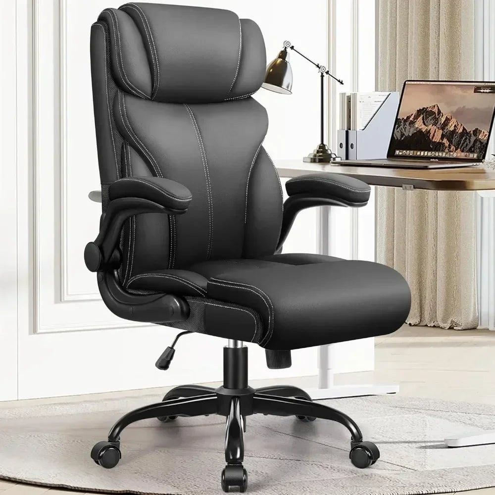 Ergonomic office chair: adjustable high back