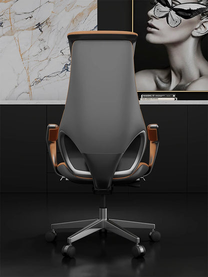 Italian Luxury Leather Boss Chair Comfort Office Ergonomic  Senior Computer Chair Study Executive