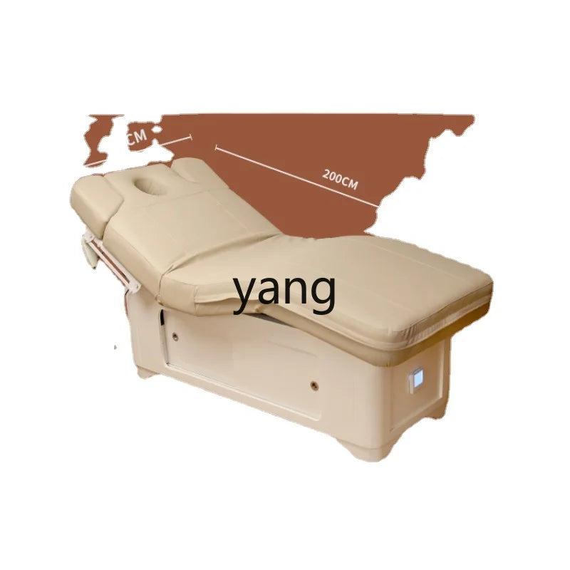 Yhl Facial Bed Massage Couch Beauty Salon Dedicated Massage Bed Heating Automatic Intelligent Elevated Bed Solid Wood