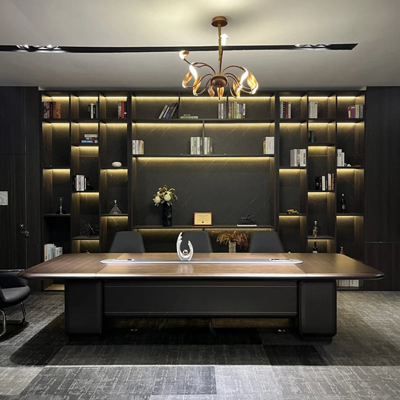 Office Desks Minimalist Desk Standing Automatic Modern Reading Workshop Table Conference Tavolino Multifunction Home Furniture