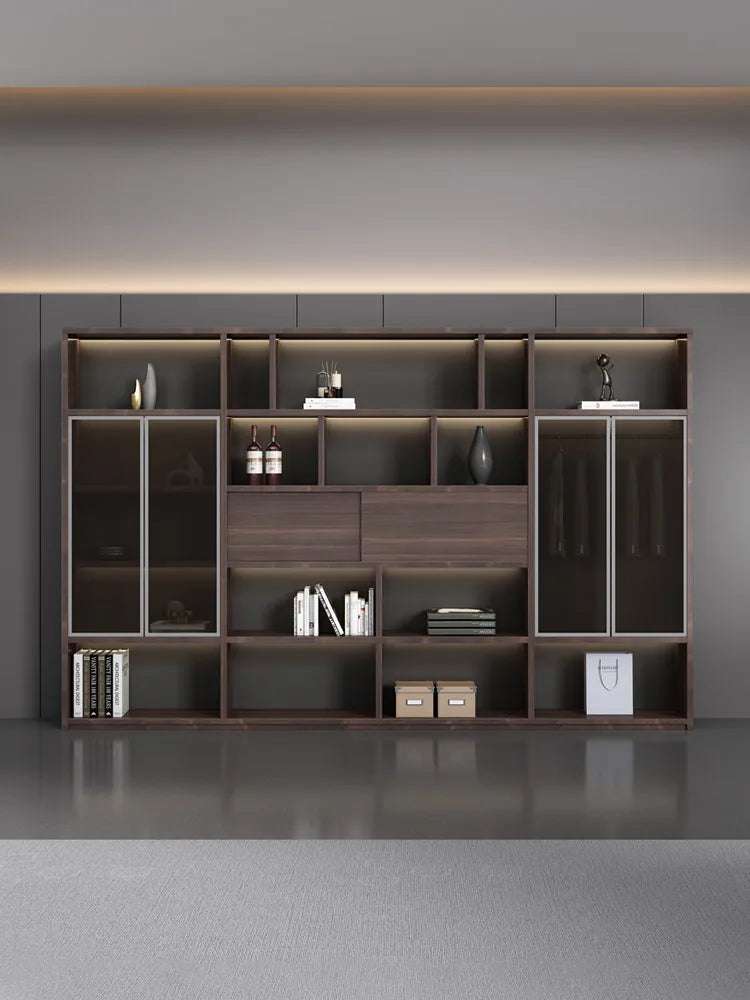 Modern Simple Wooden Storage Data Cabinet, General Manager Boss, President&