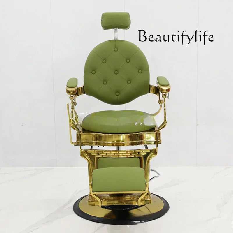 High-end hairdressing chair, oil head, large chair, men&