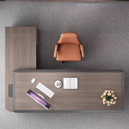 Storage Modern Office Desks Workstation Computer Desktop Reception Office Table Drawers Scrivania Con Cassetti Luxury Furniture