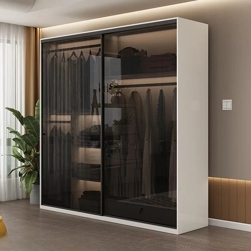 Luxury Shelf Storage Wardrobe – Affordable Dressers for Queen Hotel, Living Room, and Bedroom