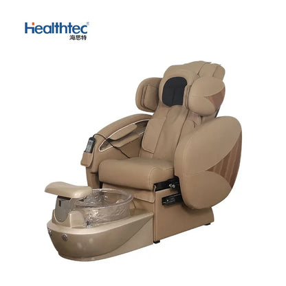Manufacturer hot-selling automatic reclining chair fabric craft foot bath hydrotherapy massage high-end foot therapy chair
