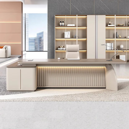 Office Table Desk Professional Furniture Workstation Gaming Tables Room Desks To Study Midi L Shaped Reception Corner Tv