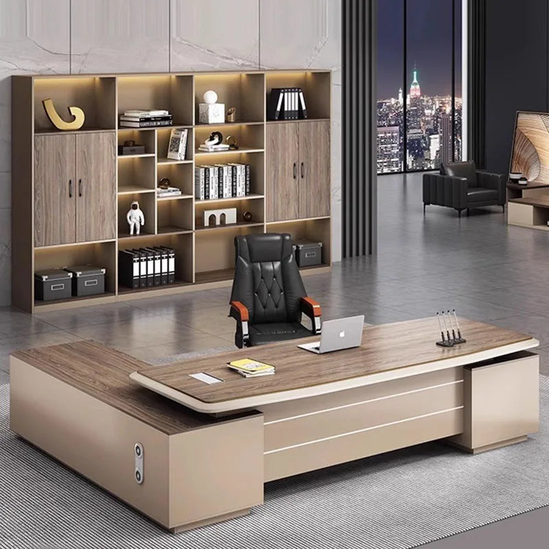 Office Desks Computer Offices Home Desk Professional Furniture Minimalist Executive Gaming Tables L Shaped Multifunctional Work