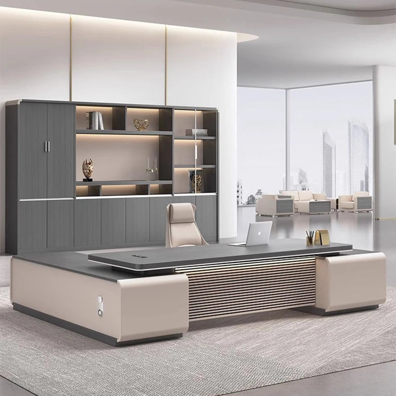 Modern Executive L-Shaped Desk