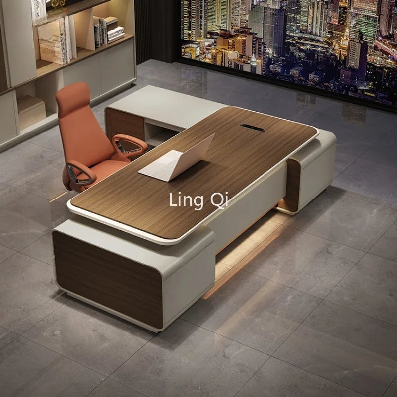 Multifunction Home Furniture Reception Desk Organizer Study Table Midi Corner Office Minimalist Auxiliary Computer Seating Low