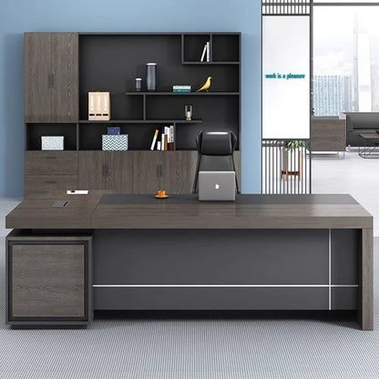 Executive L-shaped  office desks and workshop tables