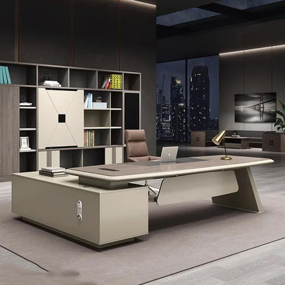 Storage Filing Office Desk Writing Conference Laptop Boss Drafting Office Desk Meeting Scrivania Bianca Office Furniture HDH