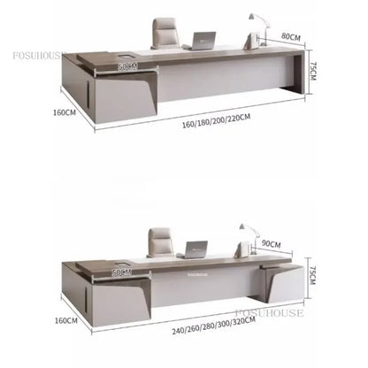 Minimalist Boss Single Desk Office Furniture Nordic Computer Desks Office Manager Table  Desk and Chair Set T T u