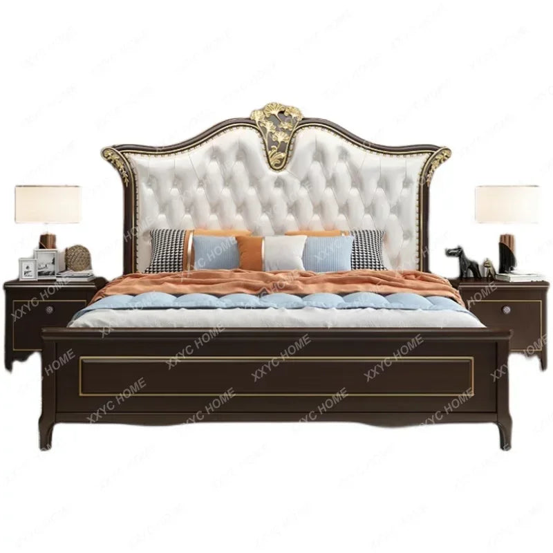 Modern Soft European Double Bed Designer Luxury Headboards Double Bed Modular King Human Meules De Chambre Nordic Furniture