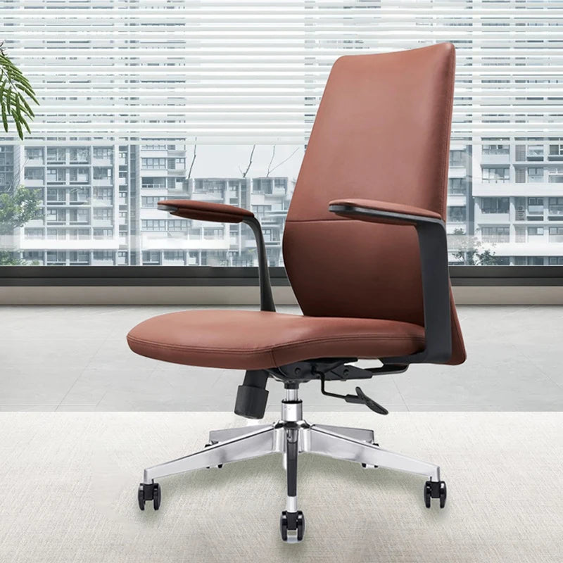 Nordic Computer Office Chair Comfortable Arm Executive Lounge Modern Office Chair Ergonomic Leather Muebles Trendy Furniture