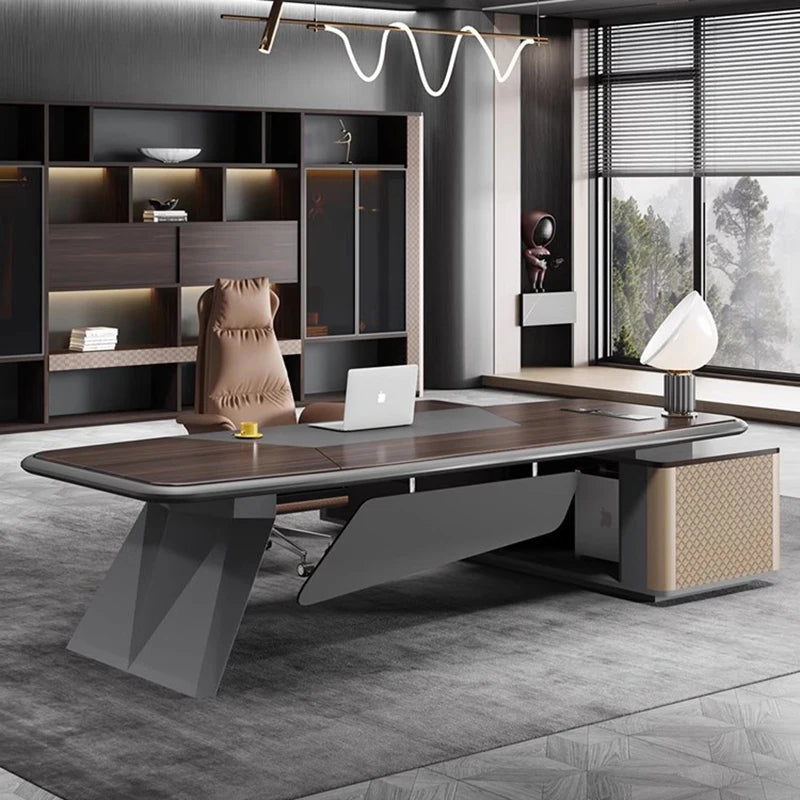 Reading Room Desk Office Accessories Home Corner Dressing Table Computer Multifunctional Professional Furniture L Shaped Gaming