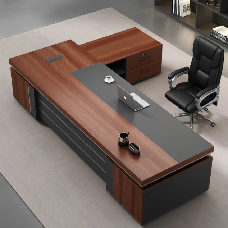 Reception Computer Desk Organizer Luxury Executive Corner Office Desk Modern Coffee Mesas De Computador Luxury Furnitures