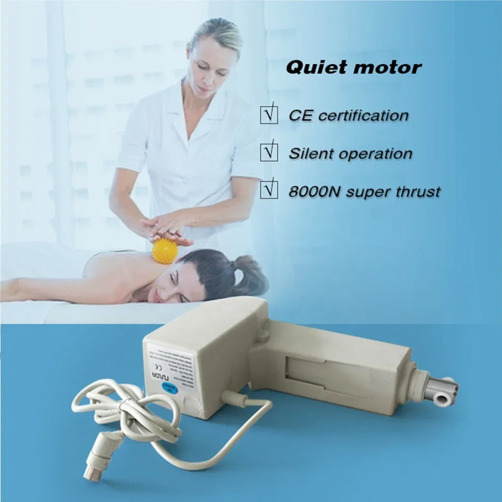 Kangmei Spa Salon 3 Electric Motors Treatment Massage Table Lift Adjustable Eyelash Podiatry Tattoo Facial Bed