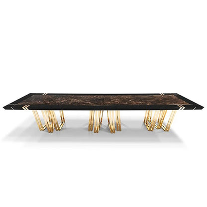legant Luxury Marble Dining Table Set – Modern Design with 8 Chairs