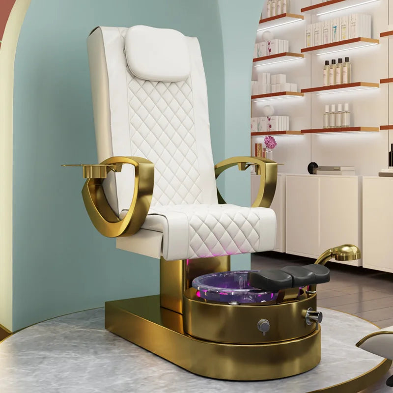 Hot sale retail modern luxury beauty customized salon foot massage chair pedicure chair for beauty salon