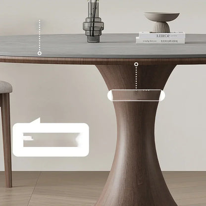 Round Dining &amp; Conference Table Set with 4 Chairs
