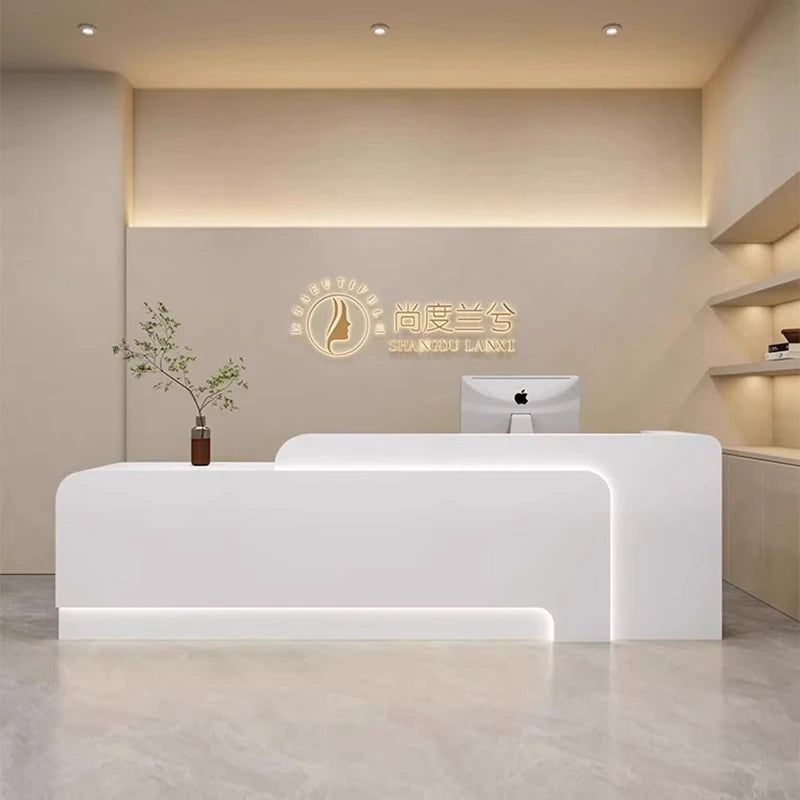 Luxurious Reception Counter for Stores and Salons