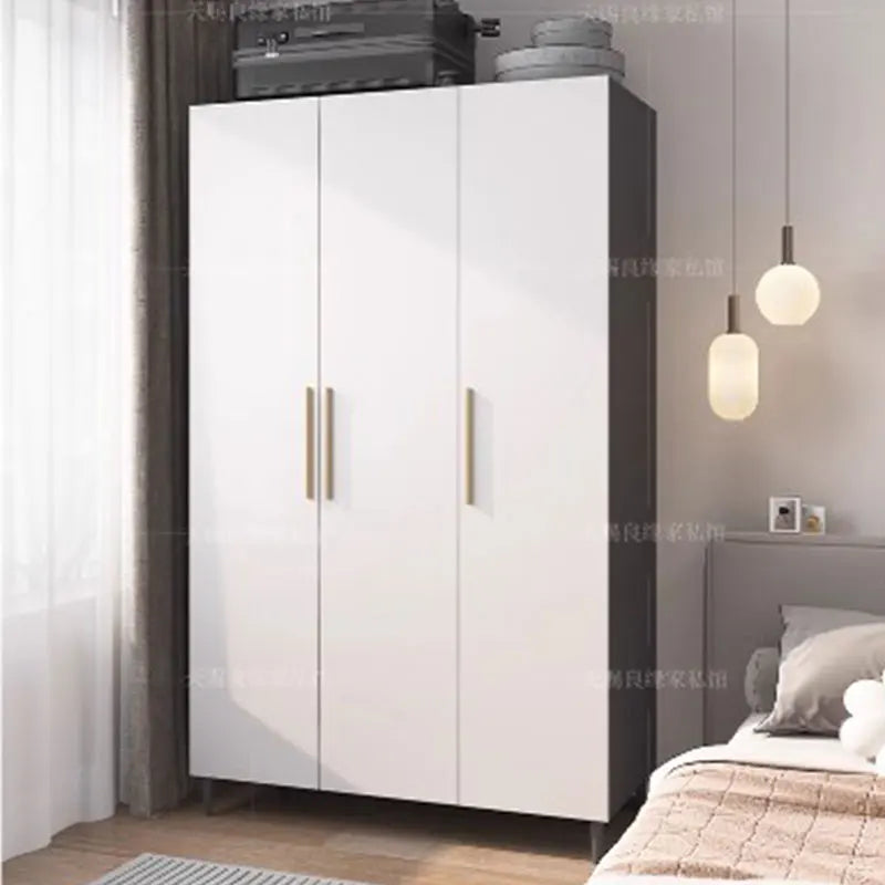 Nordic Storage Wardrobes Luxury Doors Modern Living Room Closet Wardrobe Cabinet Shelves Rangement Chambre Bedroom Furniture
