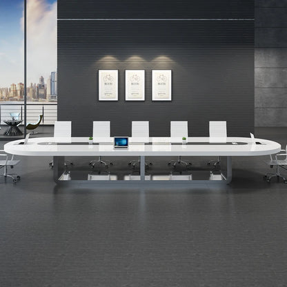 Simple Modern Oval Conference Table