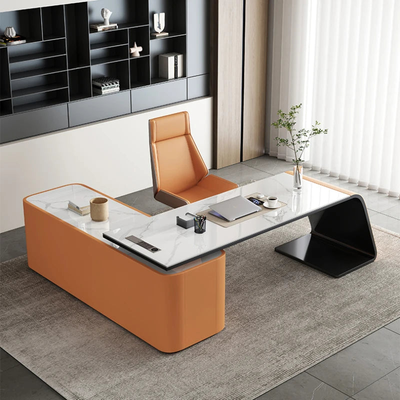 Executive Desk Dressing Table Multifunction Home Reception L Shaped Gaming Desks Standing Computer Escritorios Offices Furniture