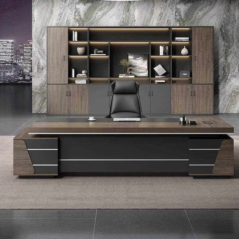 Modern L-Shaped Office Desk: Stylish and Functional, Perfect for Workspaces