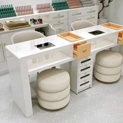 Professional Aesthetic Table Set Salon Furniture Manicure Nail Tables Salon Furniture Desk Aesthetics Mesa Beauty Furniture
