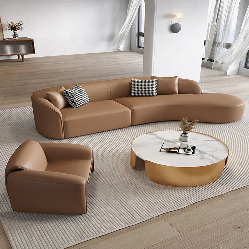 Organiser Miniature Living Room Sofa Leather Grande European Floor Living Room Sofa Modular Classic Divani Soggiorno Furniture