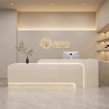 Luxurious Reception Counter for Stores and Salons