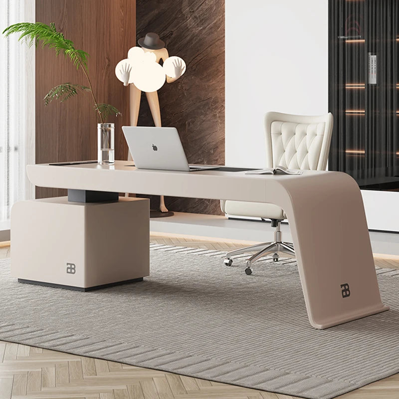 Multifunction L-Shaped Office Desk