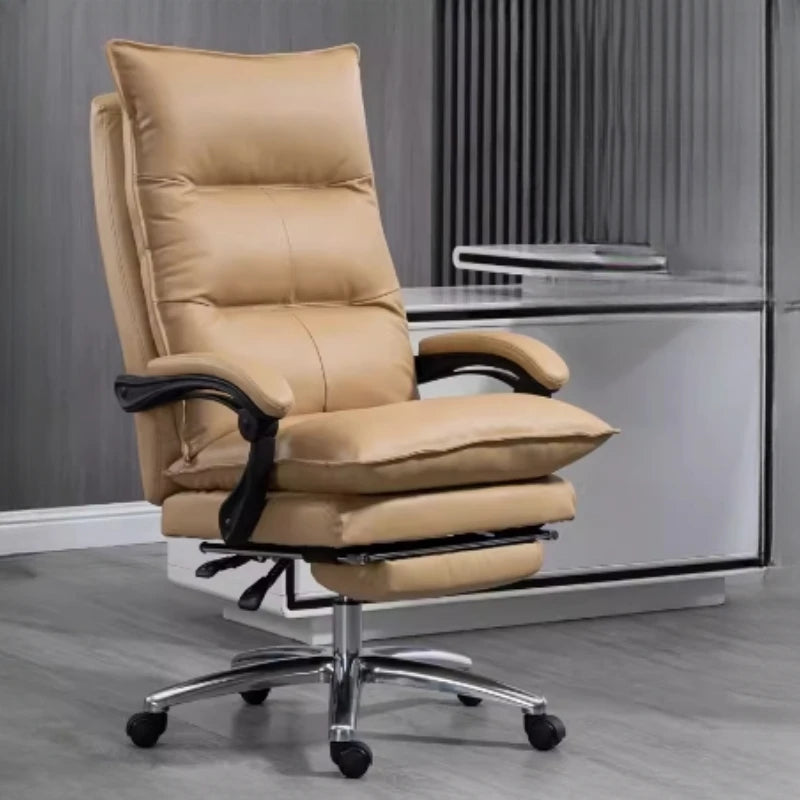 Luxury ergonomic recliner office chair: mobile, S-design