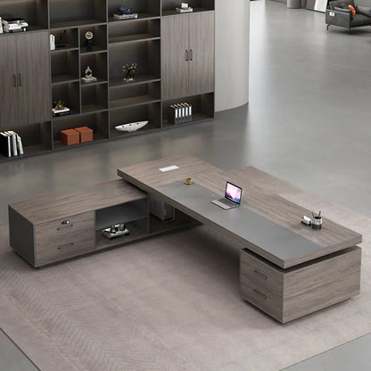 Organizer Reception Conference Office Desk Standing Desktops Table Modern Office Desk Computer Mesa De Escritorio Home Furniture