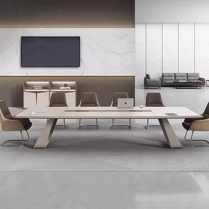 Luxury meeting table with accessories