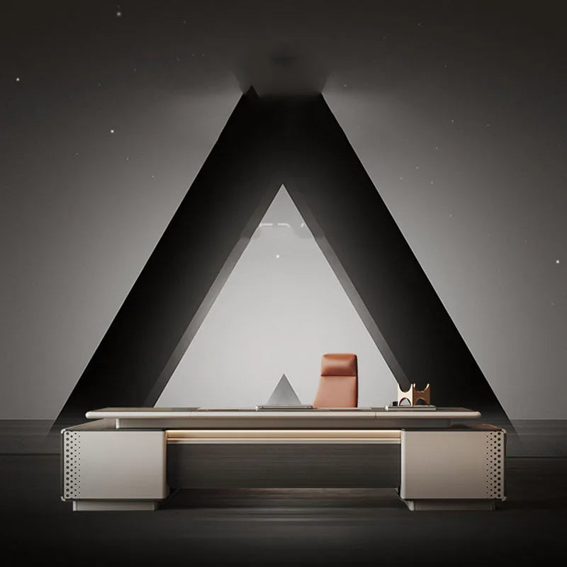 Office Desk Gaming Table Study Computer L Shape Lap Desk Executive Storage Reception Bureau Meuble Media Console Furniture