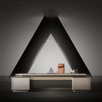 Office Desk Gaming Table Study Computer L Shape Lap Desk Executive Storage Reception Bureau Meuble Media Console Furniture