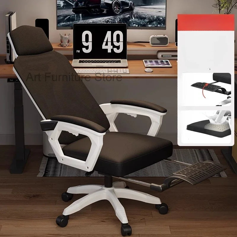 Gamer Chairs Living Room Chair Office Armchair Computer Gaming Chair Wheels Furniture Women&