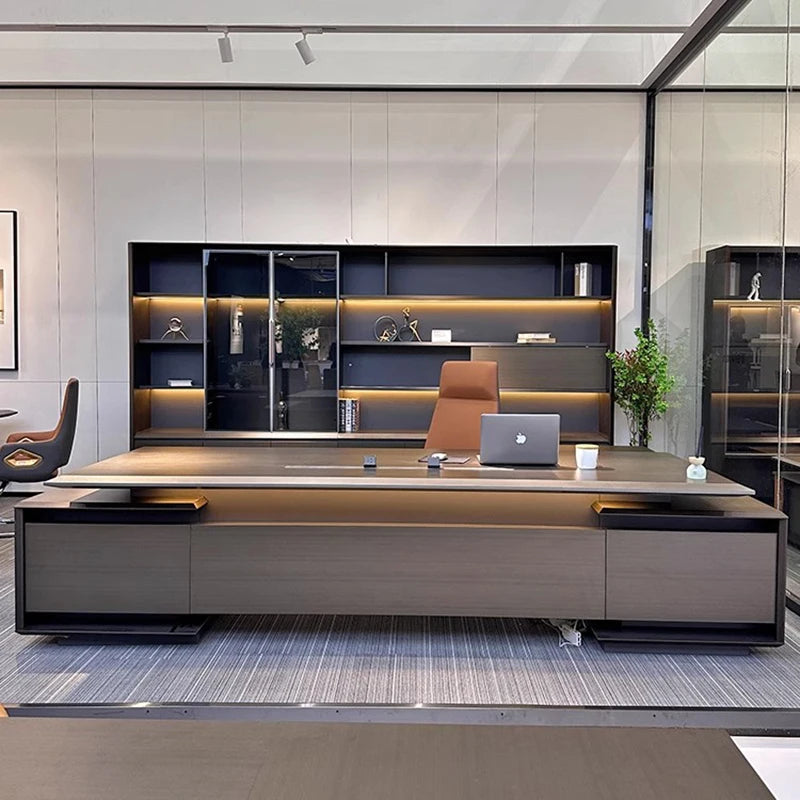 Standing Office Desk Study Bureau Gaming Desktops Writing Modern Conference Workbench Organization Silla Escritorio Furniture