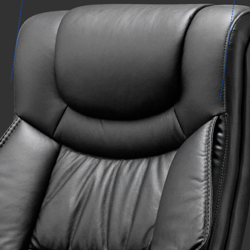 Ergonomic Gaming Office Chair – Leather Study Recliner with Cushion and Massage