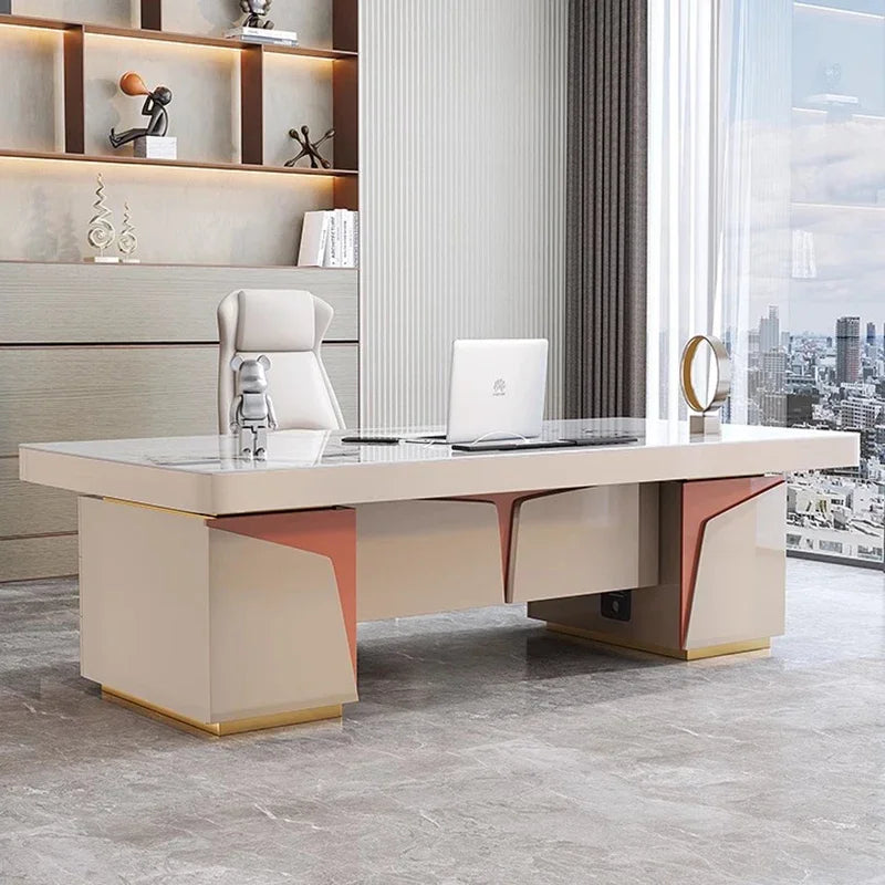 Gaming Tables Midi Desk Office Furniture Workshop Table L Shaped Conference Reception Organizer Study Accessories Room Tafel
Tv