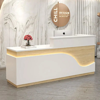 Vanity Mobile Reception Desks Counter Study Shop Gigant Front Desk European Information Recepcion Mostrador Luxury Furniture