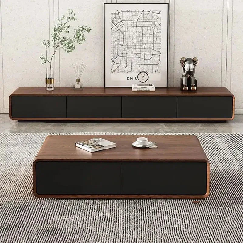 European Design Tv Stand High Home Detals Floor Drawer Retro Tv Table Stand Floor Mobile Tv Soggiorno Living Room Furniture